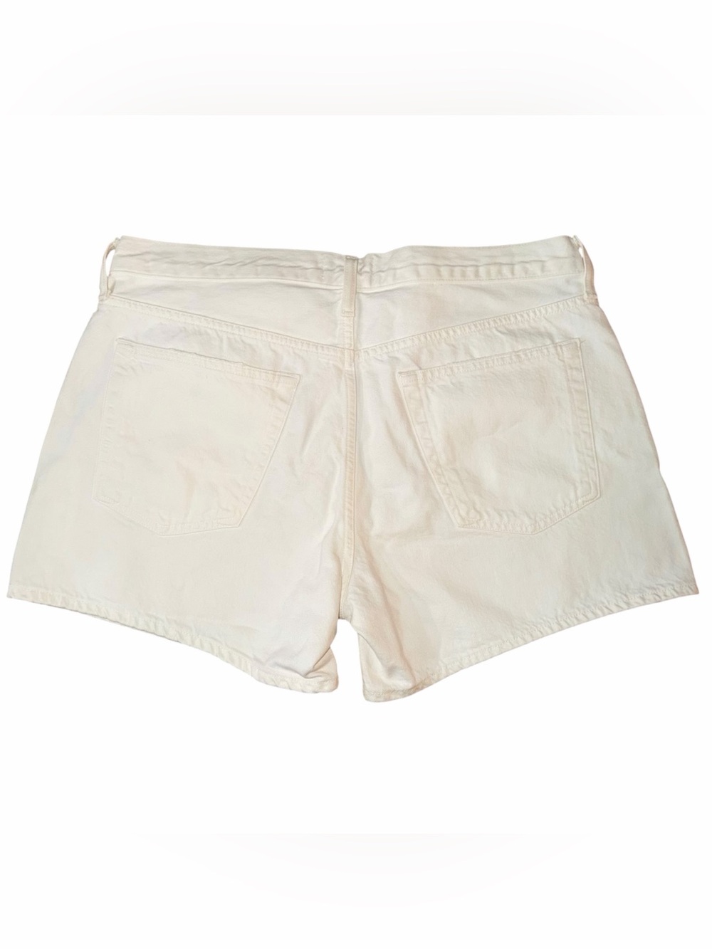 AGOLDE Parker Long White Jean Shorts Women’s Size 31 - Picture 6 of 7
